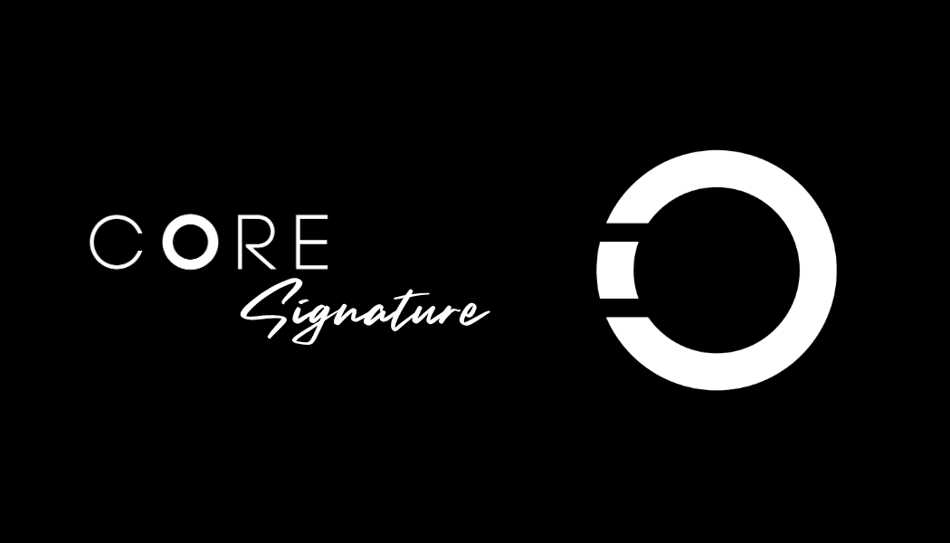 The Core Signature membership card in black